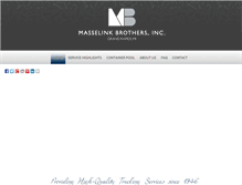 Tablet Screenshot of masselink.com